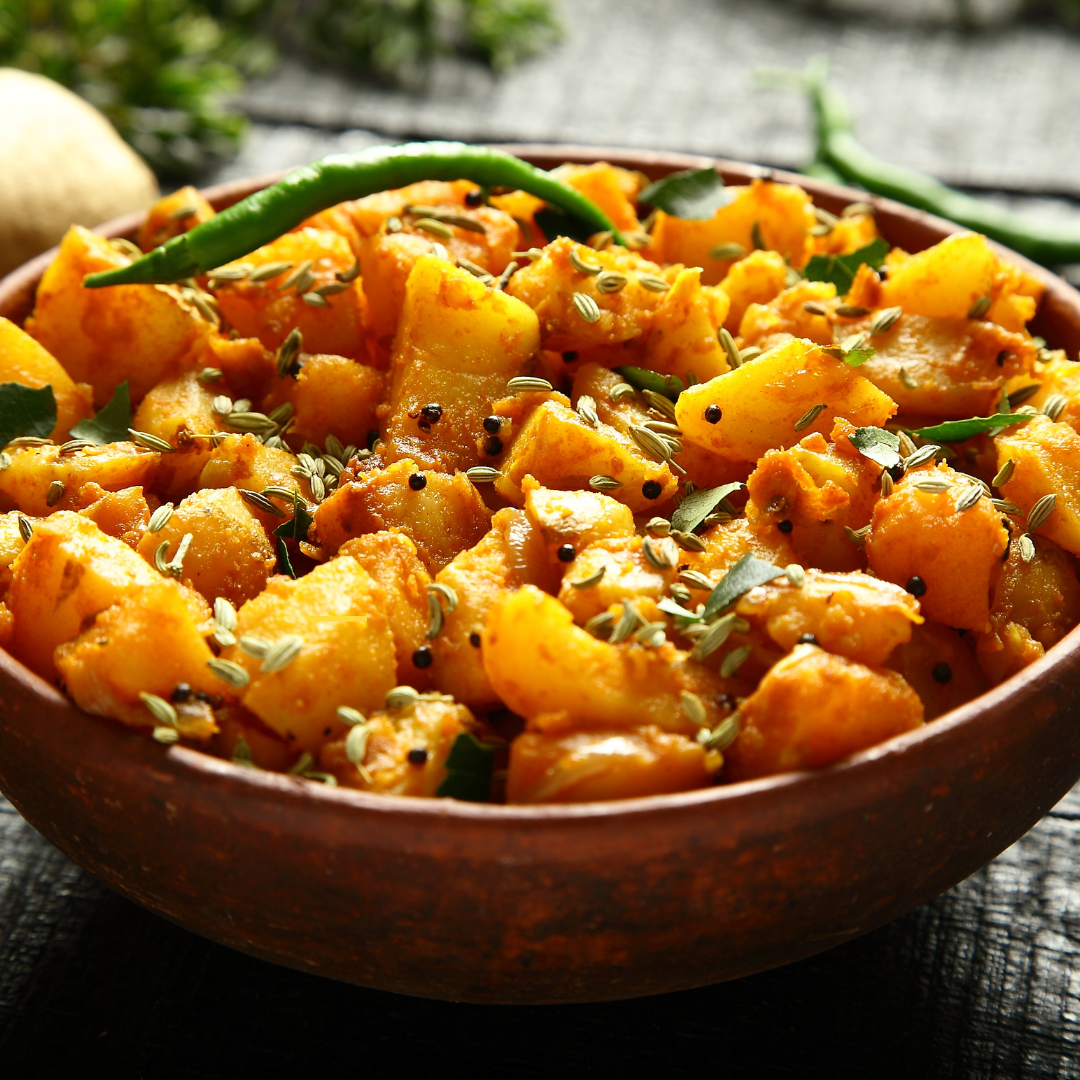 🥔 Dhana Jeeru Aloo Sabzi (Potato Stir-Fry) 🥔