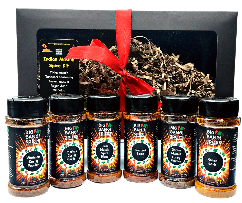 Indian Curry Masala Spice Kit with Free Printed Recipe Guide