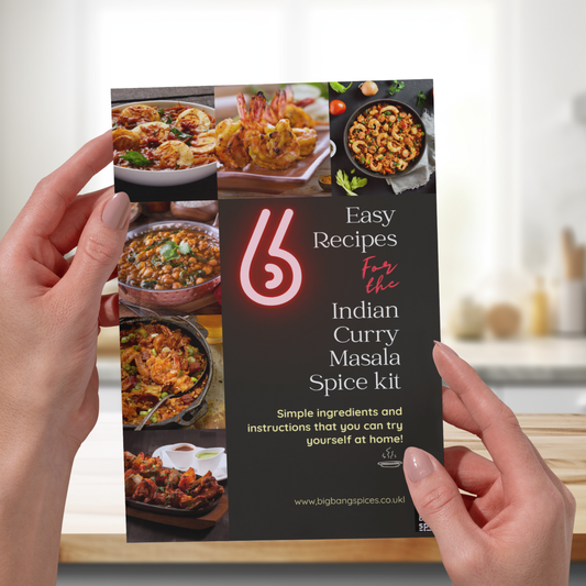 Indian Curry Masala Spice Kit with Free Printed Recipe Guide