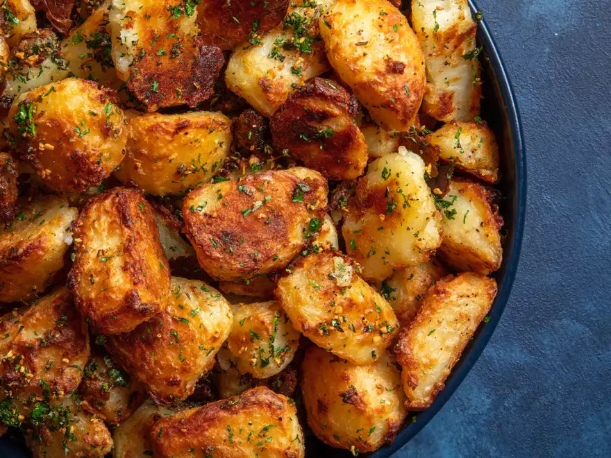 Roast potato topping