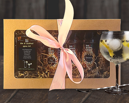 Gin and cocktail spice kit with FREE recipe guide